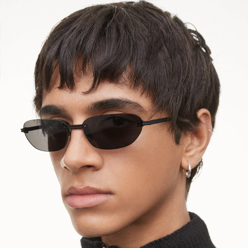 Rimless Oval Black