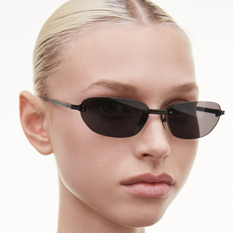 Rimless Oval Black