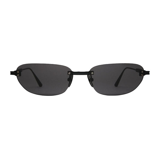 Rimless Oval Black