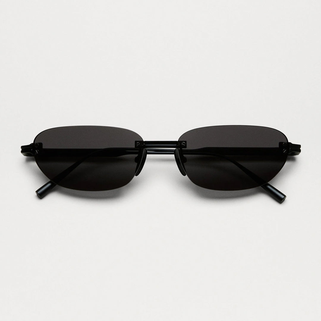 Rimless Oval Black