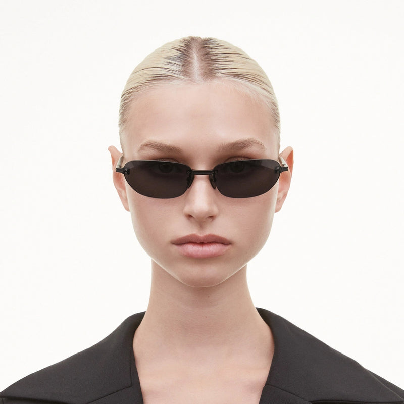 Rimless Oval Black